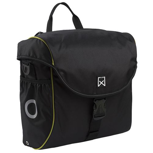 Willex Sacoche de vélo 19 L Noir et jaune 16003