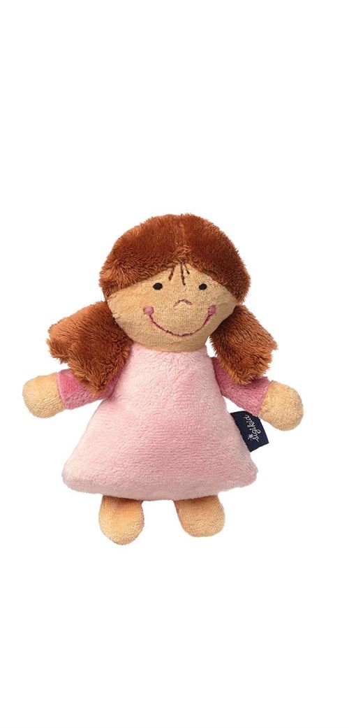 sigikid, Fille, Hochet Poupée, Blue Collection, Rose, 42230
