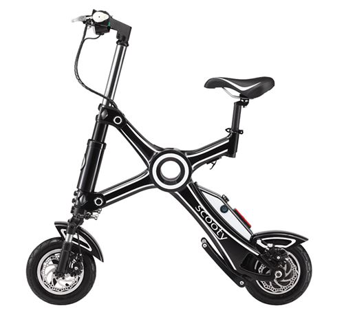 Draisienne Vélo électrique Scooty Pliant Noir