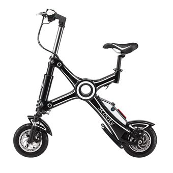 Draisienne Vélo électrique Scooty - Pliant - Noir