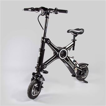 Draisienne Vélo électrique Scooty - Pliant - Noir