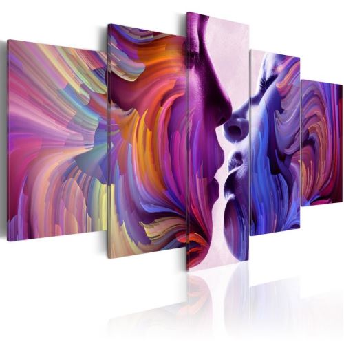 Tableau - Amour irisé .Taille : 200x100