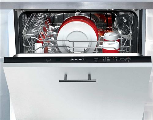 Lave-vaisselle encastrable BRANDT 14 Couverts 60cm D, BDJ424DB