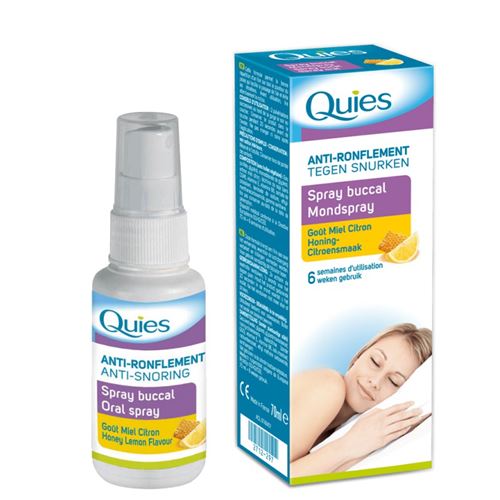 Quies Spray Anti-Ronflement Buccal Miel Citron Spray Buccal 70 Ml - Image 4