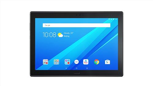 Lenovo Tab4 10 Plus ZA2M - Tablette - Android 7.1 (Nougat) - 32 Go Embedded Multi-Chip Package - 10.1 IPS (1920 x 1200) - Logement microSD - noir aurore