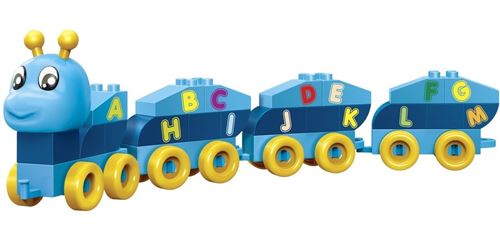 BanBao Caterpillar mille-pattes Lettres bleu 42-pièces