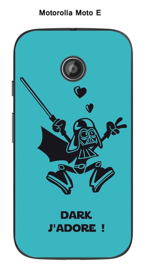 Coque Motorola Moto E - 3G design dark