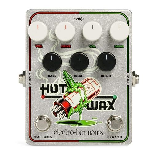 Electro Harmonix Hot Wax Dual Overdrive Effects Pedal for Guitar
