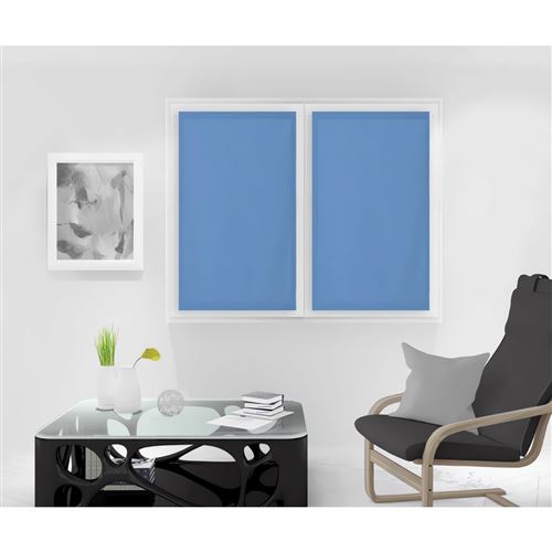 Paire de brise bise 60x120 cm DOLLY bleu