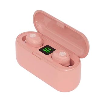Ecouteurs 298 Bluetooth sans fil Confortable et portable - Rose - 1