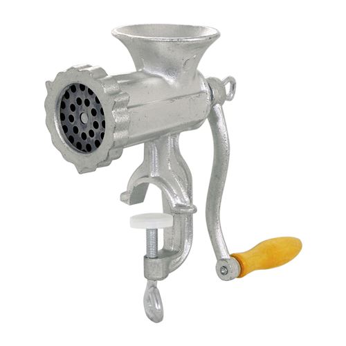 Hachoir à viande n°10 en fonte - Livré avec grille de 6,5 mm