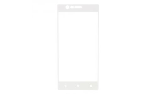 Protection d'écran verre trempé intégral NOKIA 3 blanc