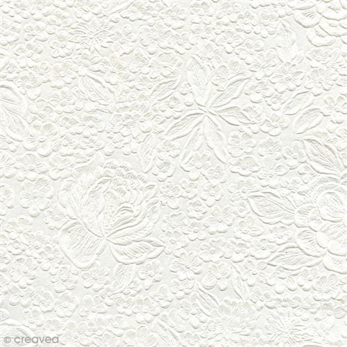 Clairefontaine - 8 feuilles de papier de soie - 50 x 75 cm - blanc