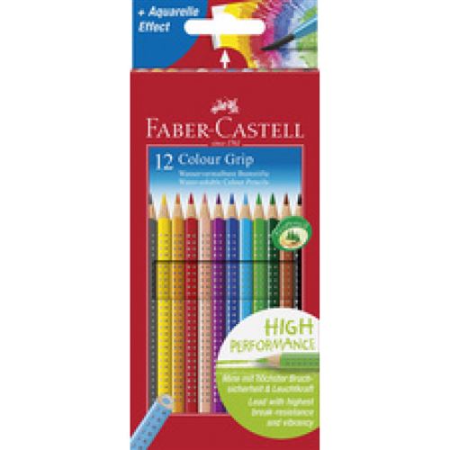 Crayon de couleur - Vert Herbe (Dessin FABER-CASTELL Colour Grip)