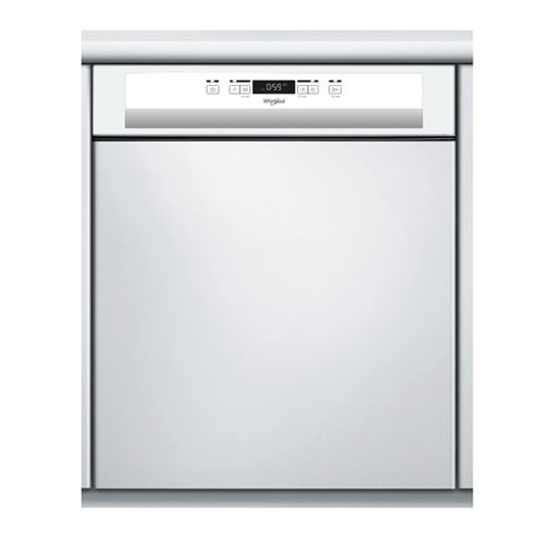 Whirlpool Supreme Clean WBC3C26 - Lave-vaisselle - intégrable - Niche - largeur : 60 cm - profondeur : 57 cm - hauteur : 82 cm - blanc