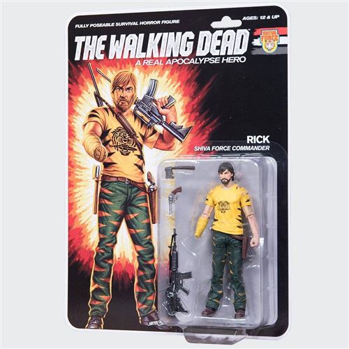 The Walking Dead Figurine Shiva Force Commander Rick (Color) 13 Cm