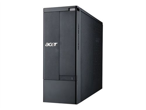 Acer Aspire X1430-007 OB 20" - SFF - E-300 1.3 GHz - RAM 4 Go - HDD 500 Go  - DVD SuperMulti - Radeon HD 6310 - GigE - Win 7 Édition