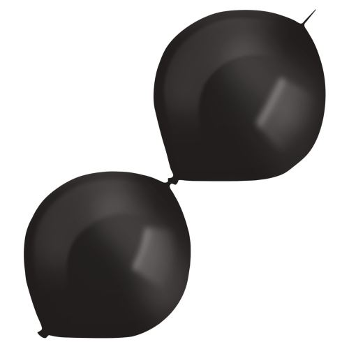 Amscan ballons pendulaires 30 cm en latex noir poix 50 pièces