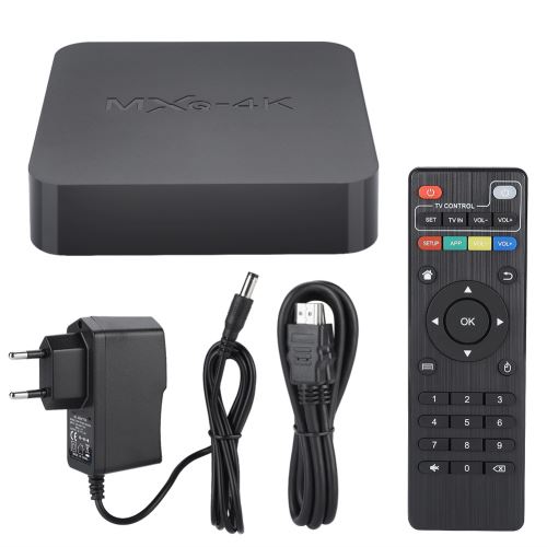 Smart TV Box WIFI TV Box Décodeur Set-Top Box Lecteur multimédia HDMI MXQ-4K-H3-1 + 8G