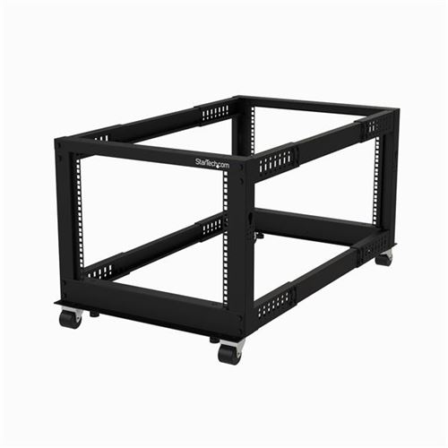 Startech.com 8U Open Frame Rack - 4 Post - Adjustable Depth - Image 1