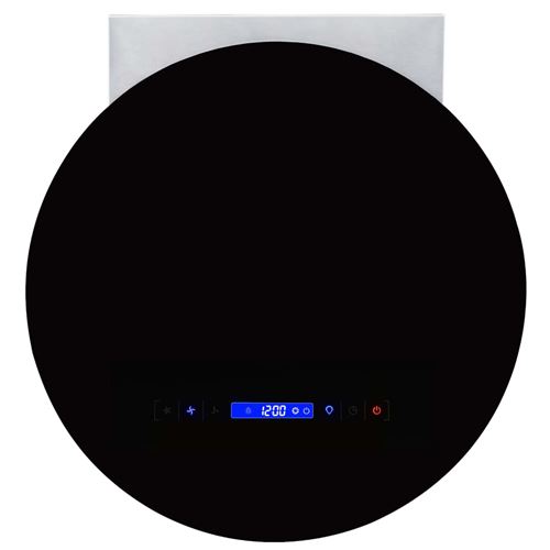 vidaXL Hotte murale avec écran tactile LCD et capteur 756 m³ / h LED