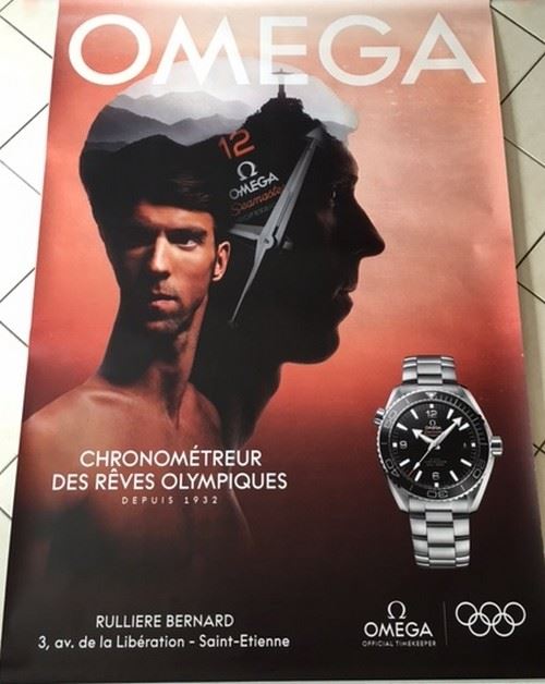 OMEGA / Montre - 120x175 cm - AFFICHE / POSTER