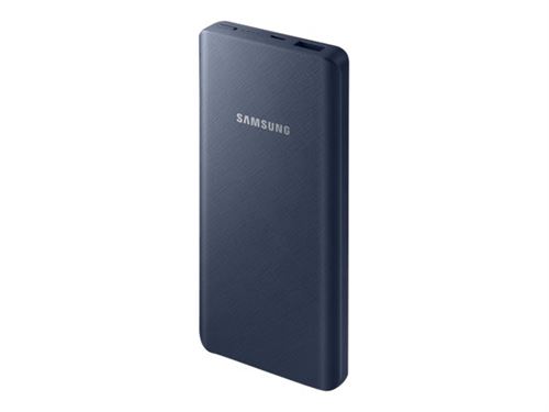 Samsung EB-P3000 - Banque d'alimentation - 1000 mAh - 1.5 A (USB) - sur le câble : Micro-USB - marine - pour Galaxy A8 (2018) Enterprise Edition