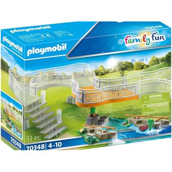Playmobil Family Fun 70348 Extension pour parc animalier