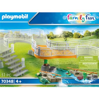 Playmobil Family Fun 70348 Extension pour parc animalier