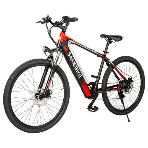 VTT électrique Samebike SH26 Noir - 26'', 250W Brushless, Batterie amovible 36V 8Ah