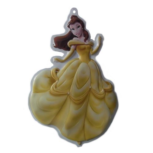 Princesse Belle décoration murale 3D Disney enfant, stickers tableau - guizmax