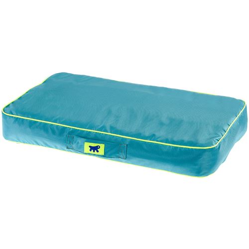 Comparer les prix de Ferplast Matelas pour Chiens POLO 80 en Tissu Technique Lavable Déperlant Résistant et Anti-rayures Bleu clair