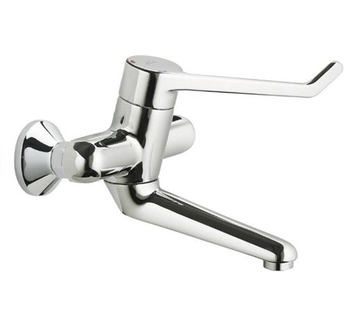 Ideal Standard - Mitigeur mécanique lavabo/ cuve mural chromé manette 180 mm - Okyris 2