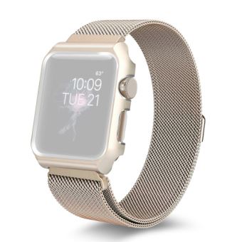 Bracelet en acier inoxydable Doré ALS62725 pour Apple Watch Series