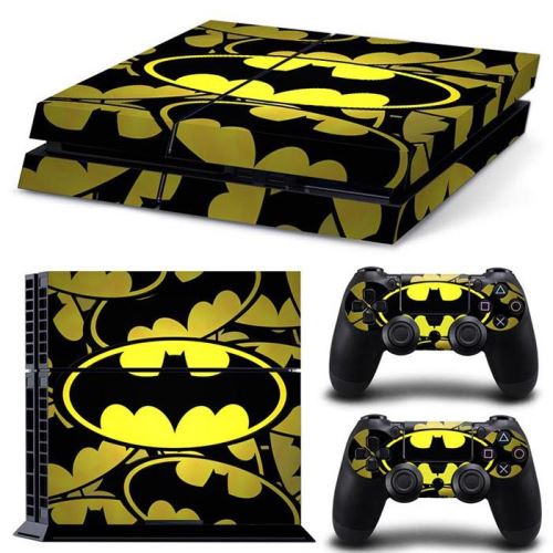 Autocollant Stickers Skin de Protection pour Console et Manette Sony Playstation PS4 - Batman #20