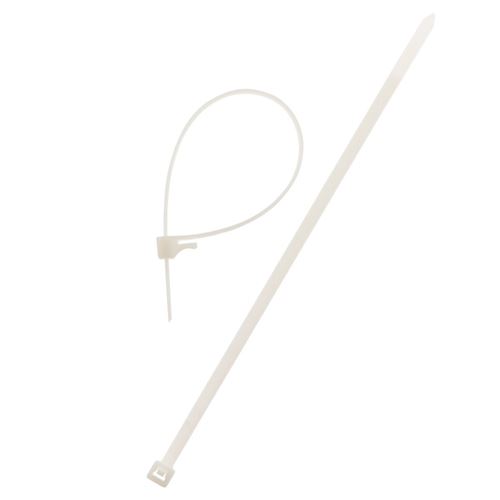 Zenitech - Lot De 100 Colliers De Câblage 3,6X 140Mm - Transparent - Image 1