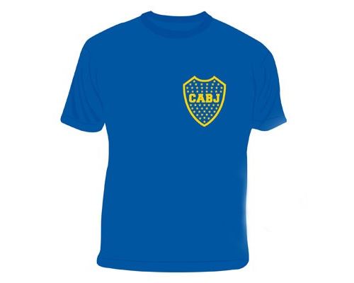 Boca Juniors-Boca Juniors Logo T-Shirt Football, Bleu, FR : L (Taille Fabricant : L)