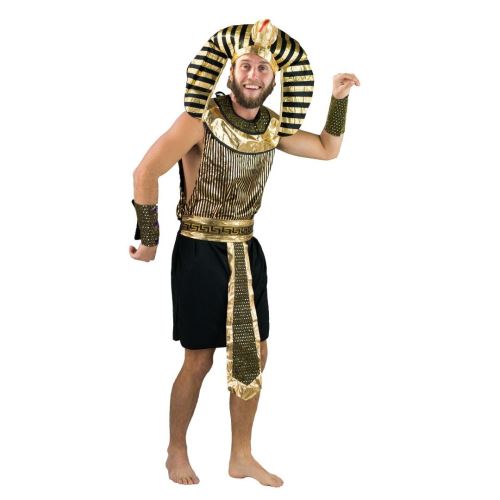 Bodysocks Adultes Pharaon V2 Costume or noir L