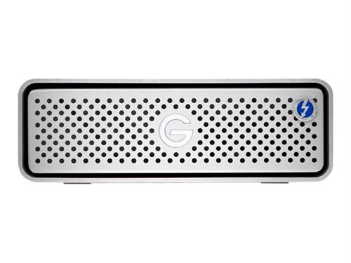 G-Technology G-DRIVE - Vaste schijf - 6 TB - extern (bureaublad) - USB 3.1 Gen 1 / Thunderbolt 3 (USB-C aansluiting) - 7200 tpm - zilver