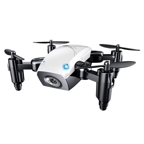 S9 Micro Quadricoptère Pliable RC RTF 2.4GHz 4CH Gyro Wifi Wifi FPV 0.3MP Caméra + Altitude Hold Blanc