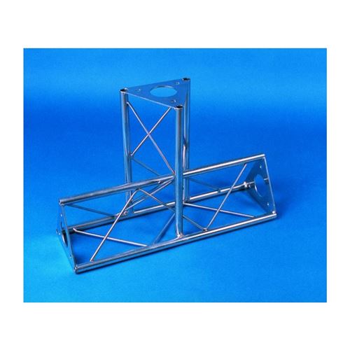 Decotruss SAT 35 pièce en T à 3 voies, argent mat