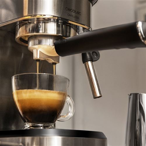 Expresso Cecotec Power Espresso 20 - Machine à café avec buse vapeur  "Cappuccino" - 20 bar - acier inoxydable
