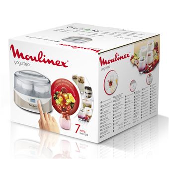 Yaourtière Moulinex Yogurteo Family 12 pots YG233A10 21 W Blanc