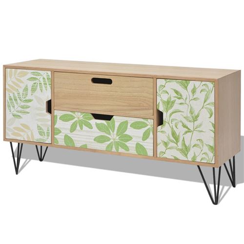 vidaXL Buffet 100 x 30 x 50 cm MDF Marron