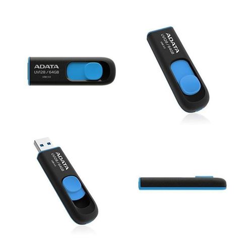 ADATA DashDrive UV128 - cl&eacute; USB - 64 Go 