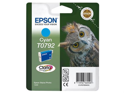 Cartouche d'encre originale Epson T07 - Cyan