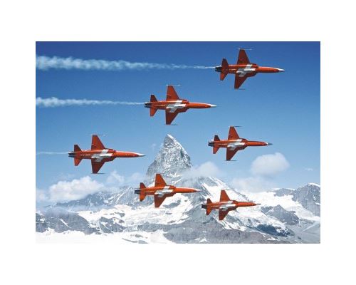 Puzzle 1000 Pièces : Patrouille Suisse, Ravensburger