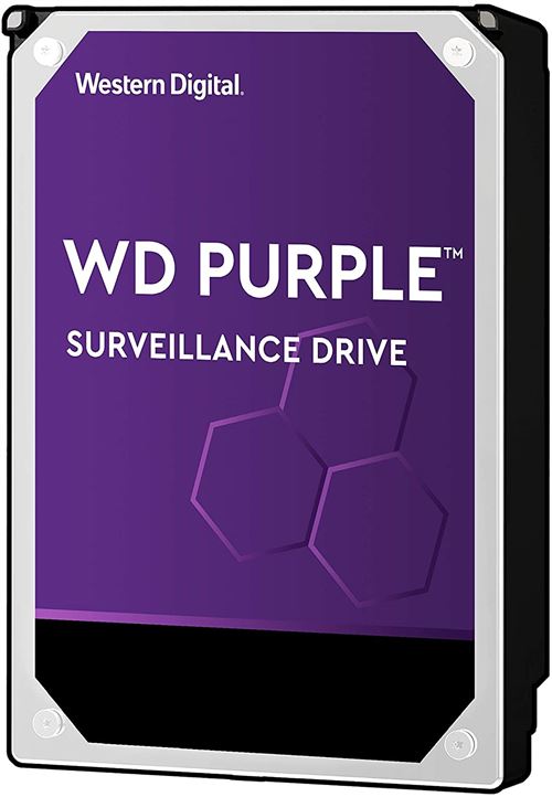 WESTERN DIGITAL WD Purple WD30PURZ - Disque dur - 3 To - interne - 3.5"" - SATA 6Gb/s - 5400 tours/min - m&eacute;moire tampon : 64 Mo 