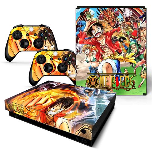 Autocollant Stickers de Protection pour Console et Manette Microsoft Xbox X - One Piece (TN-XBONEX-0438)