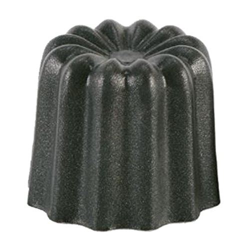 Patisse 43018 lot de 6 cannelés aluminium noir 35 mm